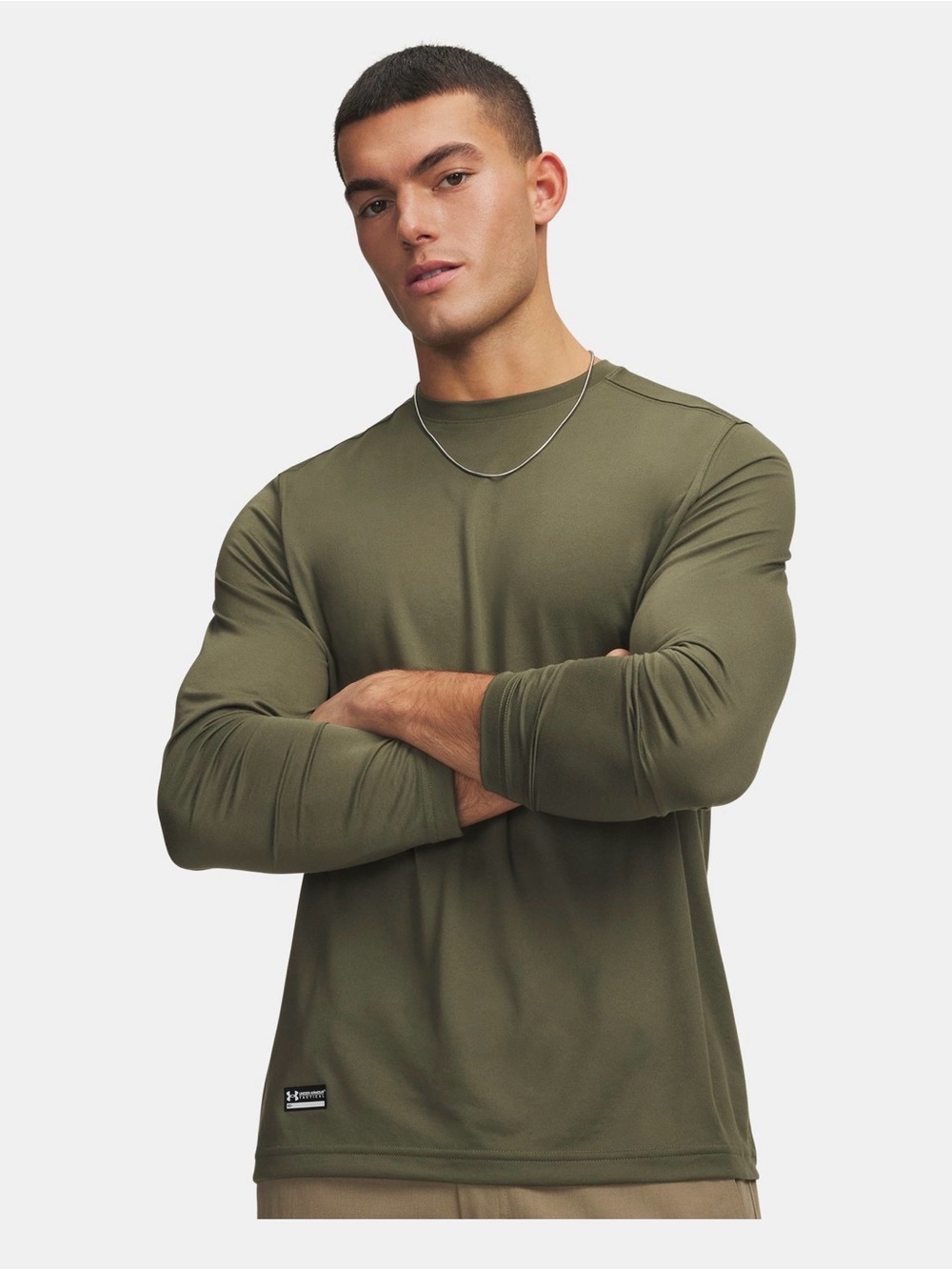 Under Armour Men’s Long Sleeve Tee - Marine OD Green